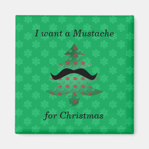 Funny mustache Weihnachtsgeschenke Magnet