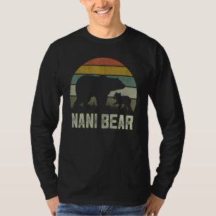Funny Mütter Day Grandma Cub Kids Nani Bear T-Shirt