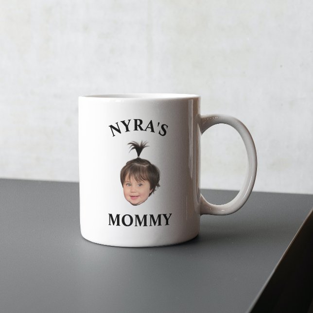 FUNNY MUTTER'S DAY MAMA MOMMY BABY GEGENÜBER Tasse (Von Creator hochgeladen)
