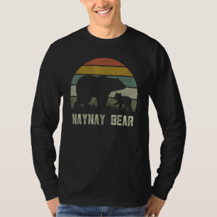 Funny Mütters Day Oma Cub Kinder Naynay Bär T-Shirt