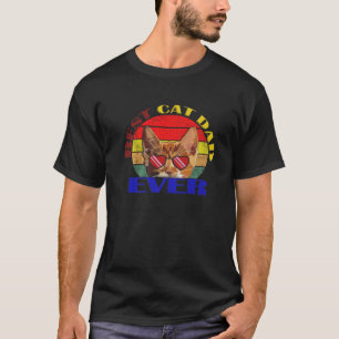 Funny My Cat Best Cat Vater jemals T-Shirt
