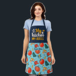 Funny My Kitchen Meine Regel Vintages Pflanzenmust Schürze<br><div class="desc">Lustvolle und coole Schürze,  um das Kochen noch angenehmer zu machen. Personalisiertes Geschenk für Familie und Freunde,  die Liebe Kochen,  Backen und probieren neue Rezepte in der Küche. Passen Sie die Formulierung an Ihren Anlass an. Mit dem Design-Tool können Sie den Schriftart-,  Schriftart- und Schriftart-Typ weiter ändern.</div>