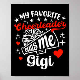 Funny My Lieblings Cheerleader nennt Me Gigi Cheer Poster