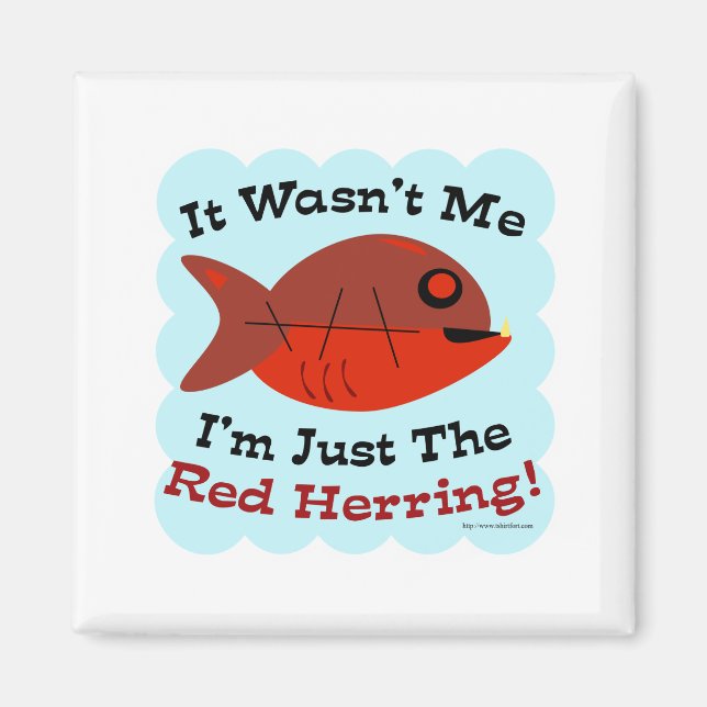 Funny Mystery Red Herring Magnet (Vorne)