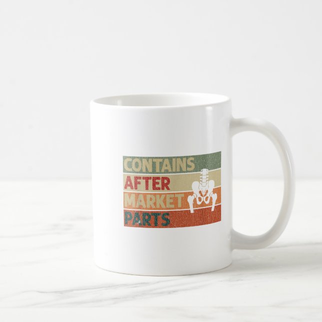 Funny nach Angesagter Operation Erholung bionisch  Kaffeetasse (Rechts)