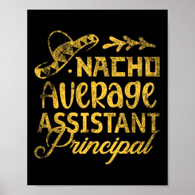 Funny Nacho Average Istant Cinco De Mayo Poster (Vorne)