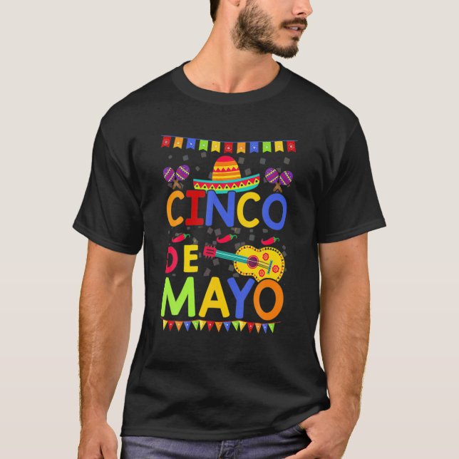Funny Nacho Average Uncle Cinco De Mayo Mexican T-Shirt (Vorderseite)