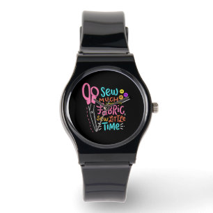 Funny Nähen - Nähen viel Stoff Armbanduhr