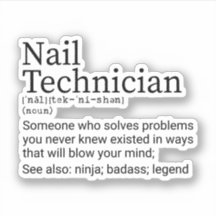 Funny Nail Tech Definition, Nageltechnikgeschenke