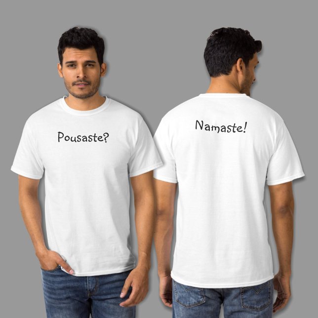 Funny Namaste T-Shirt (Von Creator hochgeladen)