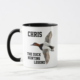 Funny Name Duck Jagd Legend Canvasback Sports Tasse