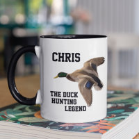 Funny Name Duck Jagd Legend Mallard Sport Tasse