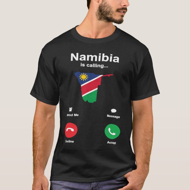 Funny Namibia Namibia Africa T-Shirt (Vorderseite)