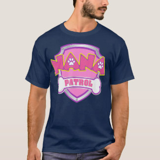 Funny Nana Patrol Hund Mama Vater für Männer Fraue T-Shirt