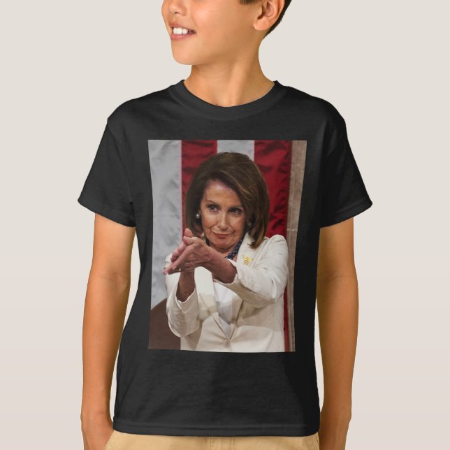 Funny Nancy Pelosi Clap Back Anti Trump Meme T-Shi T-Shirt (Vorderseite)