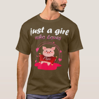 Funny National Begleiter Day Zitat Nur ein Mädchen T-Shirt