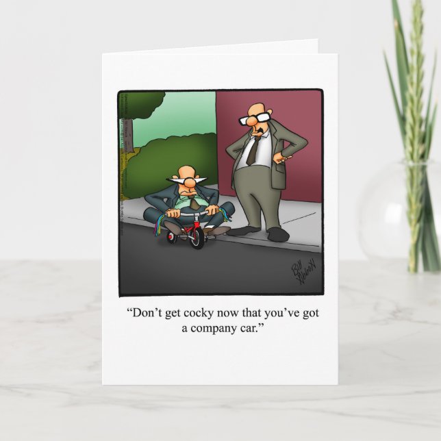 Funny National Boss's Day Grußkarte Karte (Vorderseite)