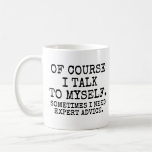 Funny natürlich spreche ich mit mir selbst brauch kaffeetasse