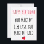 Funny Naughty Dirty Happy Birthday Card für sie Feiertagskarte<br><div class="desc">Wenn Sie Geschenke zum Geburtstag suchen, dann werden Sie diese lustigen und unheimlichen Happy Birthday Geschenkideen sicherlich interessieren. Diese Geburtstagskarte mit unglaublich witzig und lustigen Botschaften, Zitaten und Wünschen kann ein vollkommenes Geburtstagsgeschenk für sie sein, für Ehefrau, für Mädchen, für Frauen, für Freunde, für die beste Freundin, für Verlobte, für...</div>