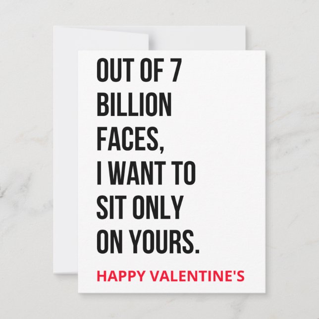Funny Naughty Dirty Valentine's Day Cadeau & Carte (Devant)