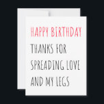 Funny Naughty Happy Birthday Card für Ihm Feiertagskarte<br><div class="desc">Wenn Sie Geschenke zum Geburtstag suchen, dann werden Sie diese lustigen und frechen Happy Birthday Geschenkideen sicherlich interessieren. Diese Geburtstagskarte mit unglaublich witzig und lustigen Botschaften, Zitaten und Wünschen kann ein perfektes Geburtstagsgeschenk für ihn sein, für Ehemann, Jungen, für Männer, für Freunde, für besten Freund, für Freund, für Verlobte, für...</div>