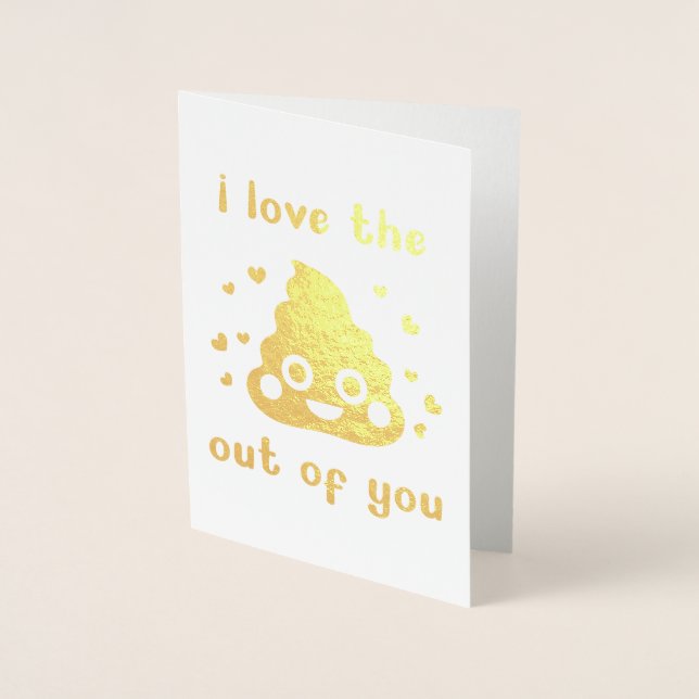 Funny Naughty Kack Valentine's Day Liebe You Folienkarte (Vorderseite)