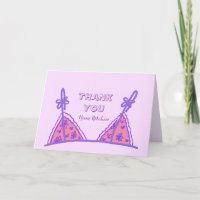 Funny Naughty Lila Lingerie Bachelorette Danke