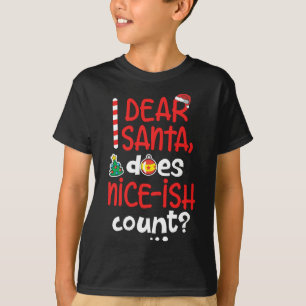 Funny Naughty Weihnachten Liebe Santa Mais Nice-is T-Shirt