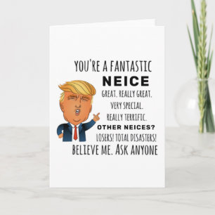 Funny Neice Birthday Bestes Geschenk Karte