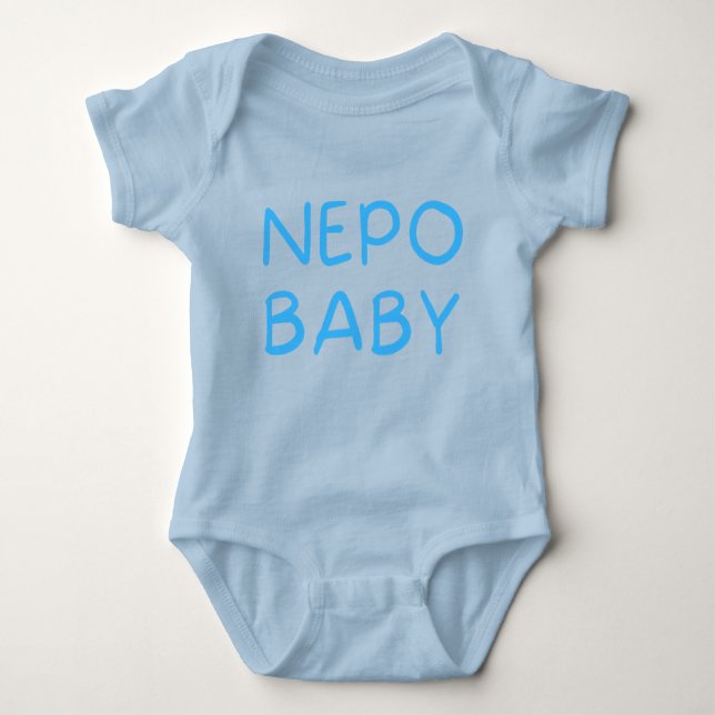 Funny Nepo Baby Bodysuit Baby Strampler (Vorderseite)
