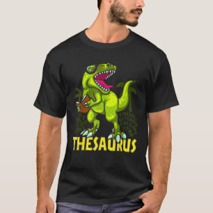 Funny Nerd Geschenk T Rex Thesaurus Synonym Dinosa T-Shirt