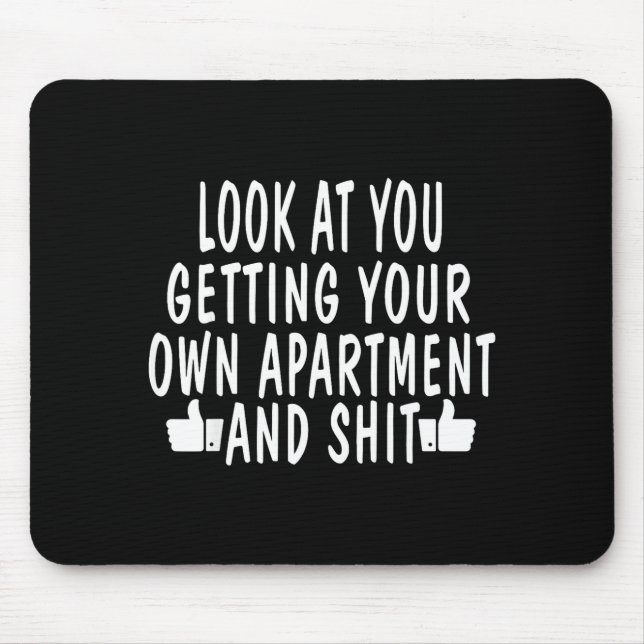 Funny New Apartment House Warming Gift  Mousepad (Vorne)