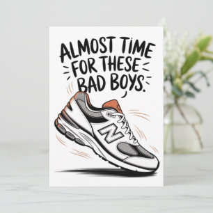 Funny New Balance Geburtstag Vatertag Neuer Papa Einladung