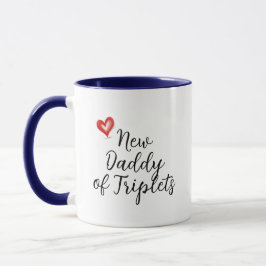 Funny New Daddy of Triplets Gift, Babydusche, Tasse