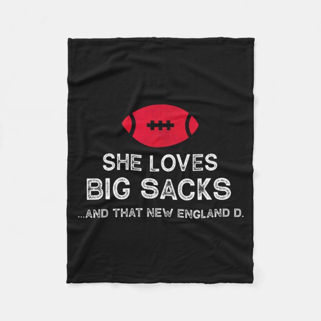 Funny New England Football Quote Men Women Gift  Fleecedecke (Vorderseite)