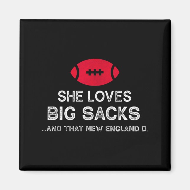 Funny New England Football Quote Men Women Gift  Magnet (Vorne)