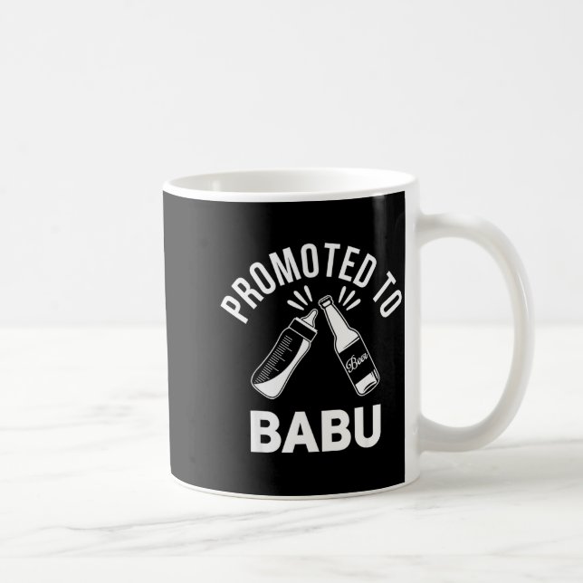 Funny New Grandpa Pregnancy Announcement Promoted  Kaffeetasse (Rechts)