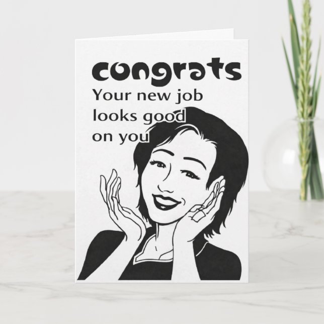 funny new job inspiration karte (Vorderseite)