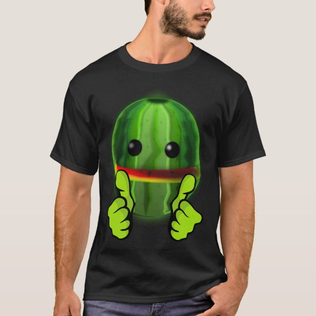 Funny New Sport Fußball WATERMELON MAN THUMB T-Shirt (Vorderseite)