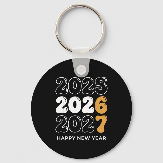 Funny New Year 2026 Kids Six Seven 67 Meme  Schlüsselanhänger (Vorderseite)