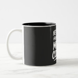 Funny New Year More Coffee Sarcastic Resolution Zweifarbige Tasse