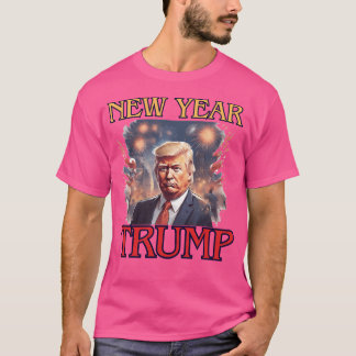 Funny New Year Trump glücklich Neues Jahr T-Shirt