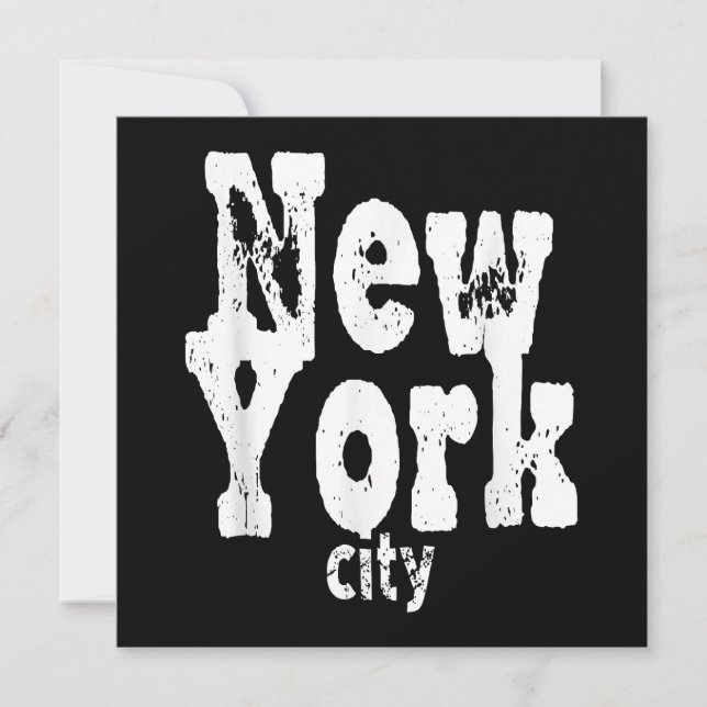 Funny New York Einladung (Vorderseite)