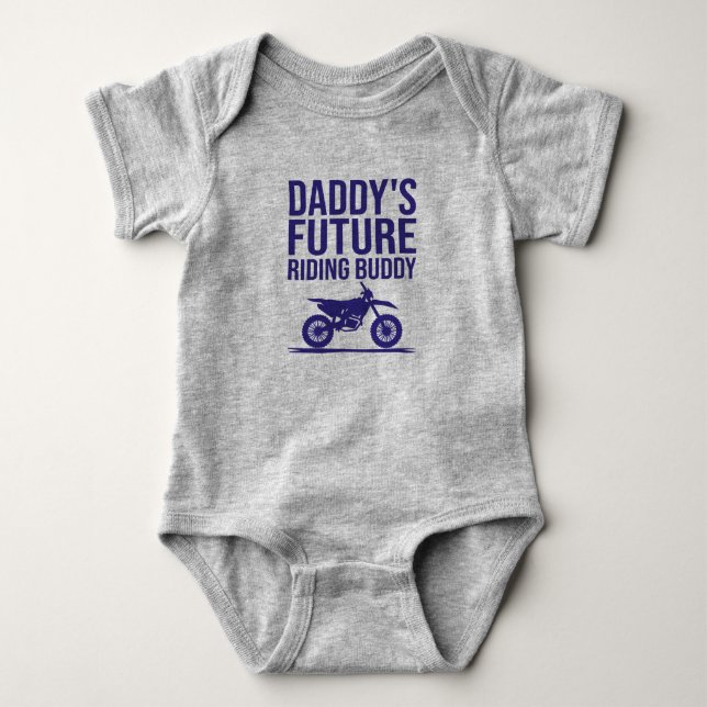 Funny Newborn Motorrad-Geschenk Baby Strampler (Vorderseite)
