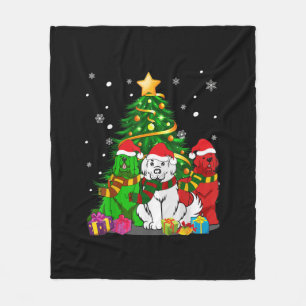 Funny Newfundland Dog   Christmas Best Gift Fleecedecke