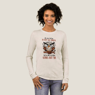 Funny nice Knopf Wort Kunst Sarkasmus Tri-Blend Shirt