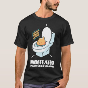 Funny nicht besiegt Massive Dump Division Toilet C T-Shirt