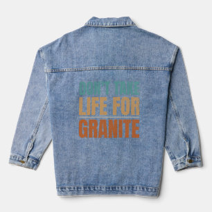 Funny nicht das Leben für Rock nehmen Geologie sam Jeansjacke