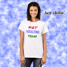 Funny nicht verfälschen heute Text T-Shirt