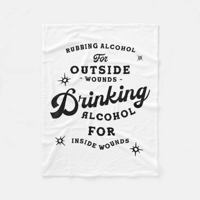 Funny Nick Miller Quote Shirt_ Alcohol Saying New  Fleecedecke (Vorderseite)